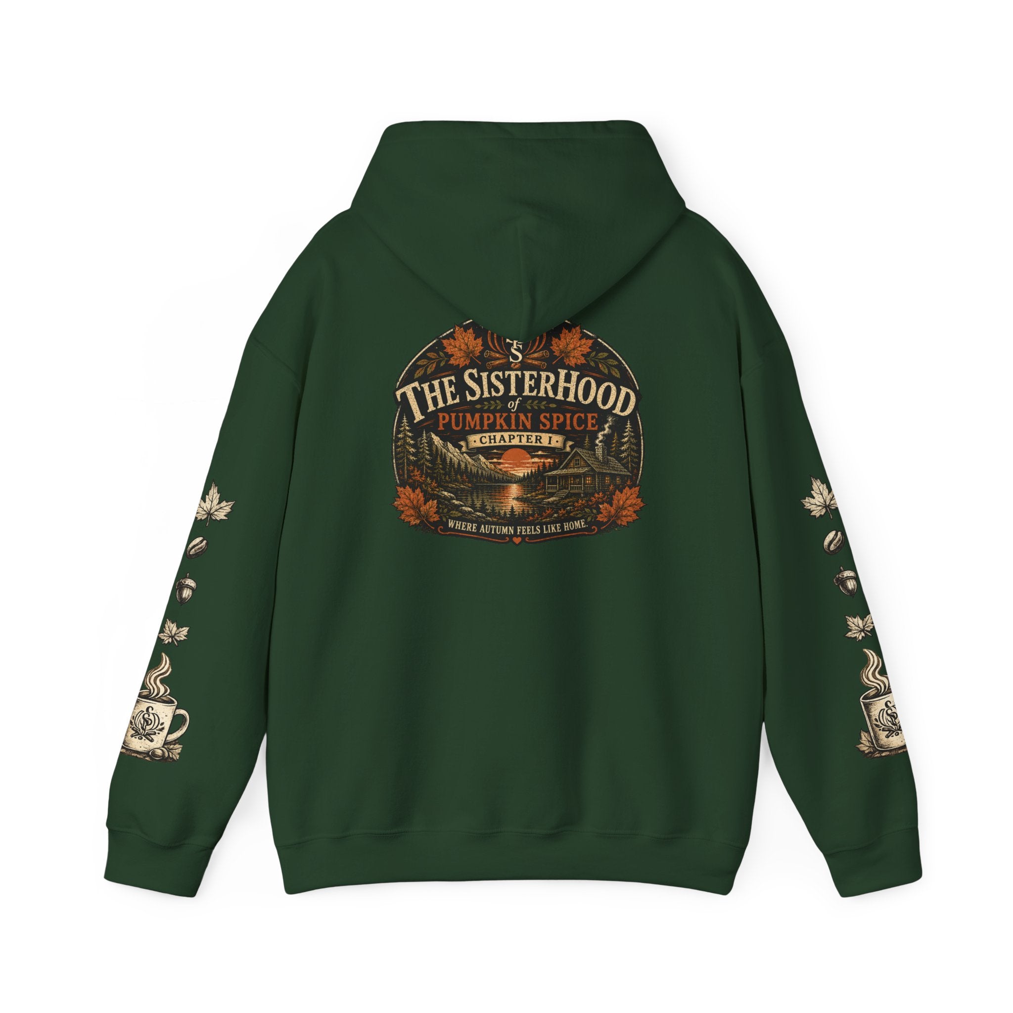 Pumpkin Spice Sisterhood Hoodie — Cozy Fall Pumpkin Spice Sweatshirt