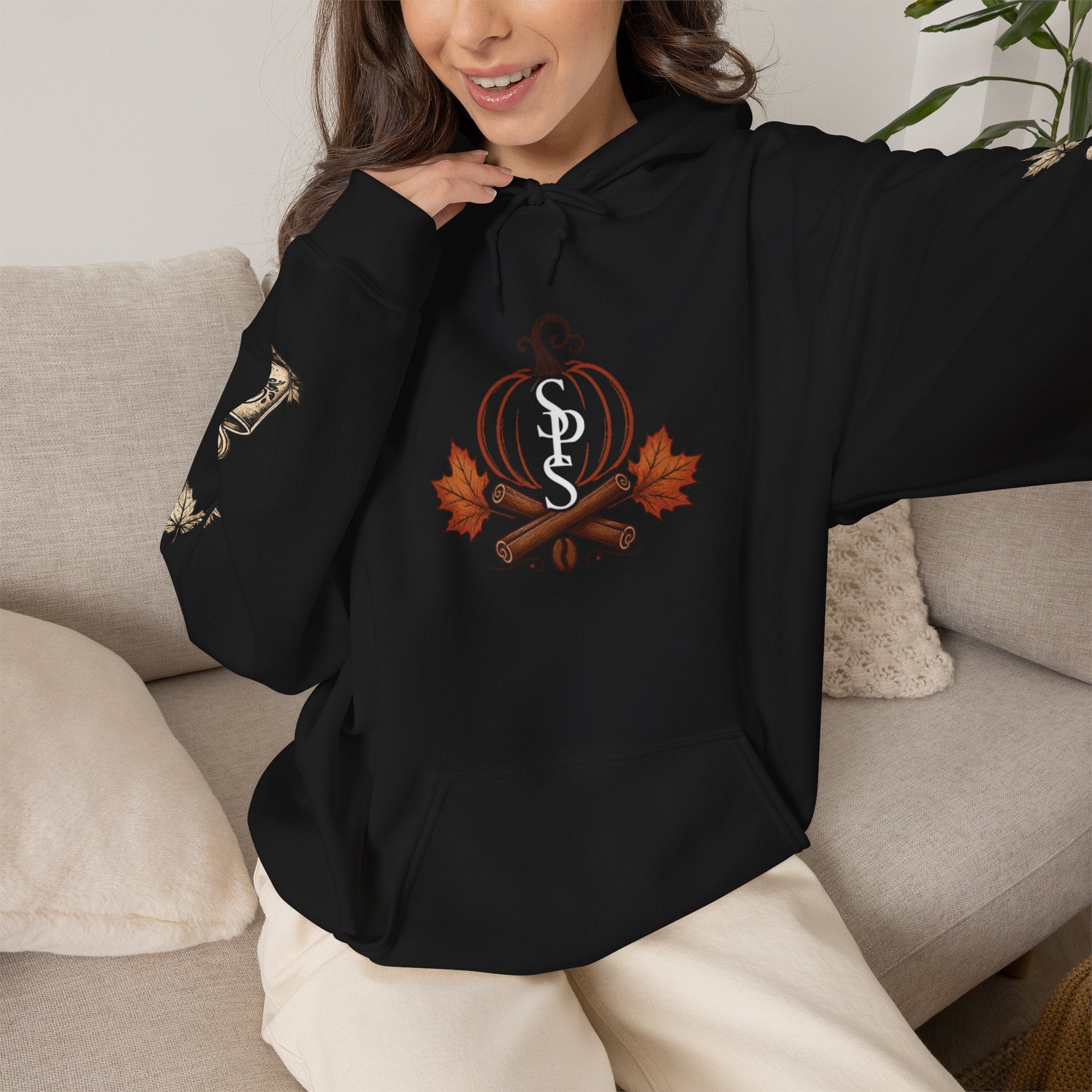 Pumpkin Spice Sisterhood Hoodie — Cozy Fall Pumpkin Spice Sweatshirt