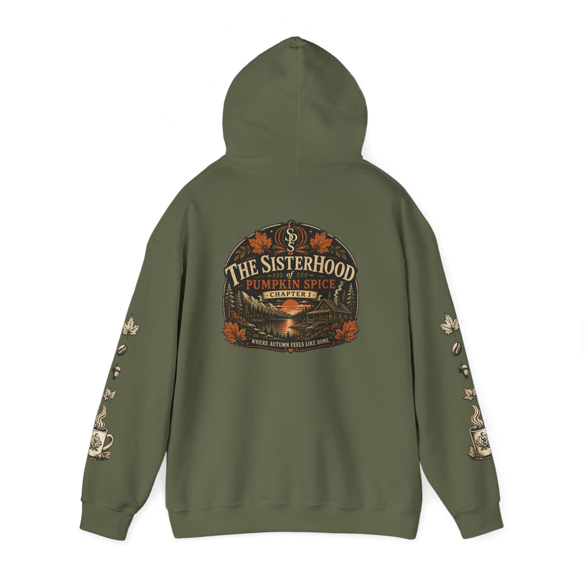 Pumpkin Spice Sisterhood Hoodie — Cozy Fall Pumpkin Spice Sweatshirt