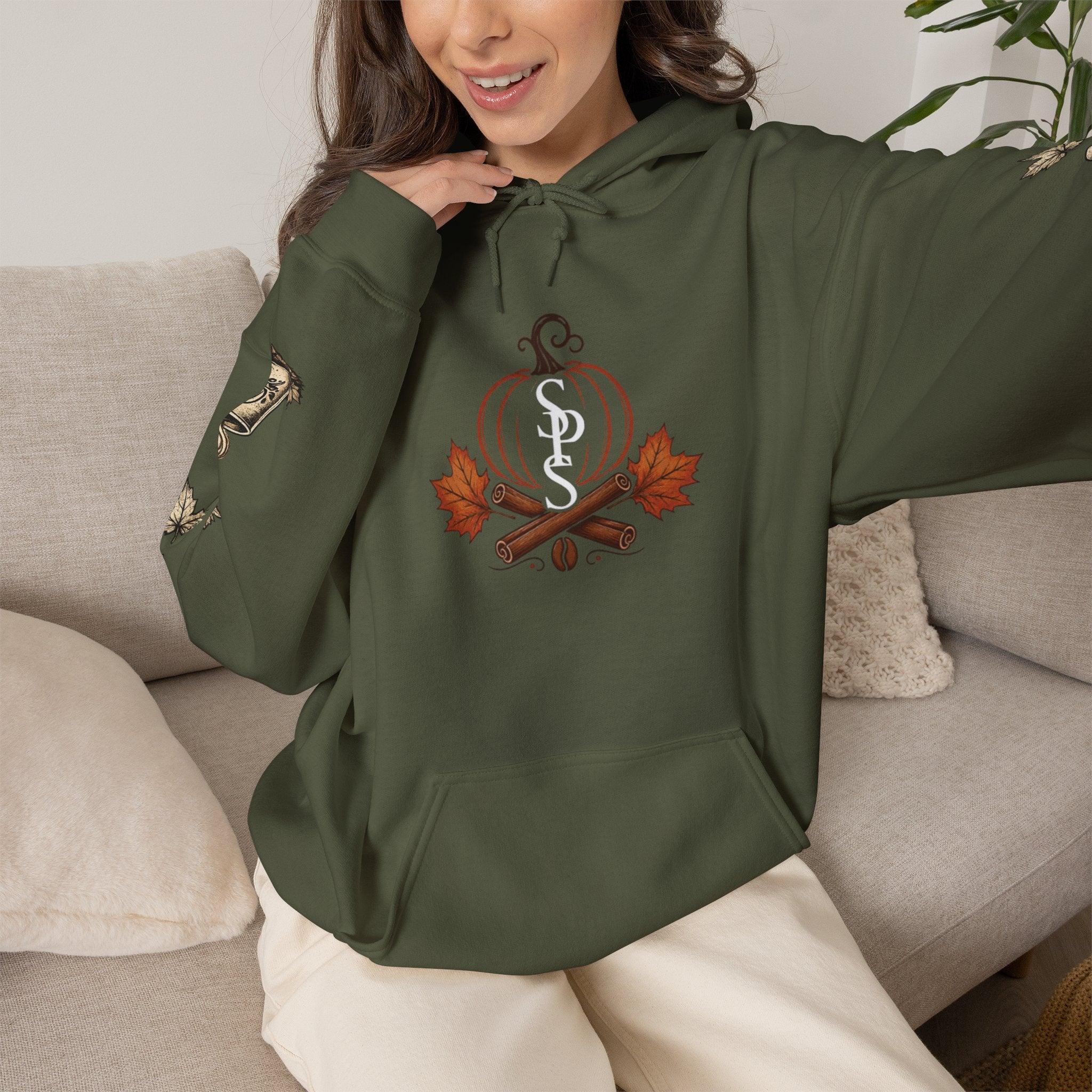 Pumpkin Spice Sisterhood Hoodie — Cozy Fall Pumpkin Spice Sweatshirt