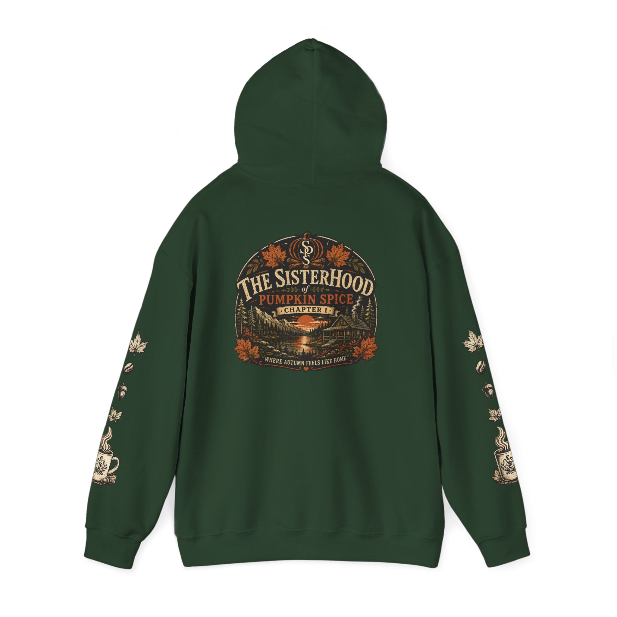 Pumpkin Spice Sisterhood Hoodie — Cozy Fall Pumpkin Spice Sweatshirt