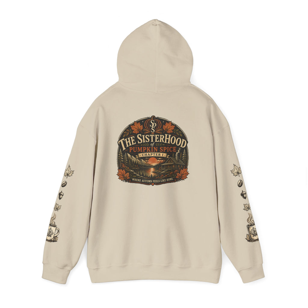 Pumpkin Spice Sisterhood Hoodie — Cozy Fall Pumpkin Spice Sweatshirt