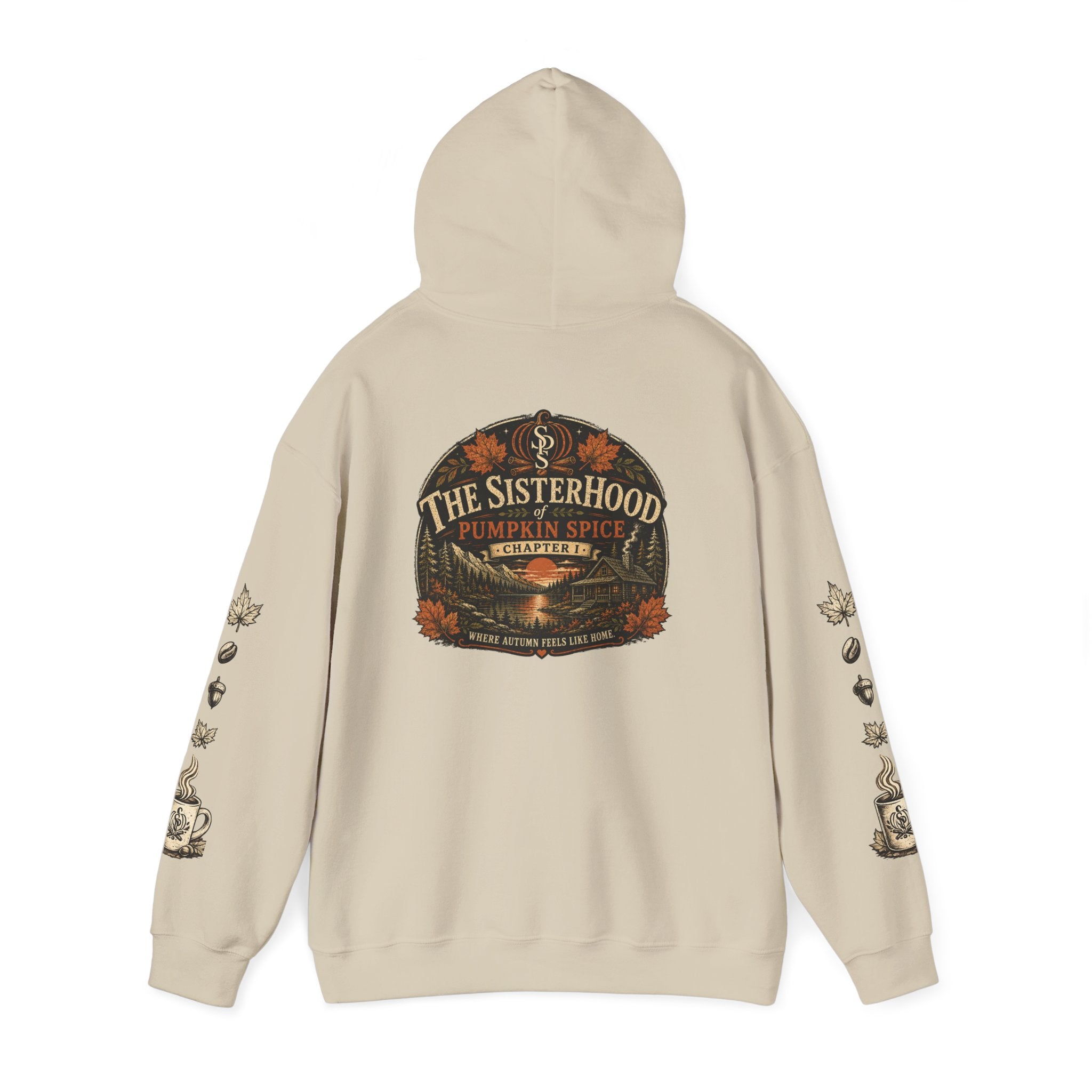 Pumpkin Spice Sisterhood Hoodie — Cozy Fall Pumpkin Spice Sweatshirt